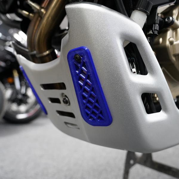 Motogb Shop Accessories Voge DS800 Sump Cover Inserts Pair - Blue